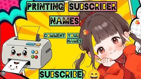 Writing my subscriber names in printer 🖨️#shotlive#virallive#viralprinter#names