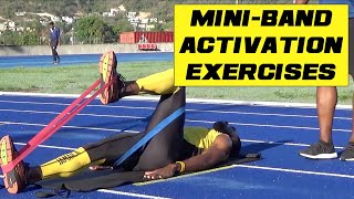 Mini Band Activation Exercises with Usain Bolt's S&C Coach Leeroy Gray and Kemar Bailey Cole