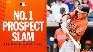 Celebrity No. 1 prospect Jackson Holliday CRUSHES a GRAND SLAM! Net Worth