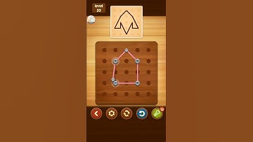 Line Puzzle String Art Acacia Level 33 Solution