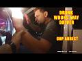 Drunk Man is Unaware That He is Driving the Wrong Way on California Freeway