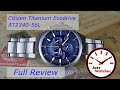 Citizen Chandler Review (AT2340-56L) - Titanium Eco-Drive Chronograph