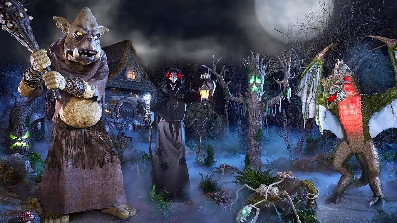 Home Depot Halloween 2025! Animatronic And Prop Videos!