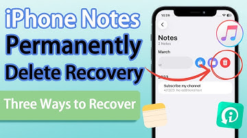 Lost iPhone Notes?😥3 ways to Recover Permanently Deleted iPhone Notes with/without Backups