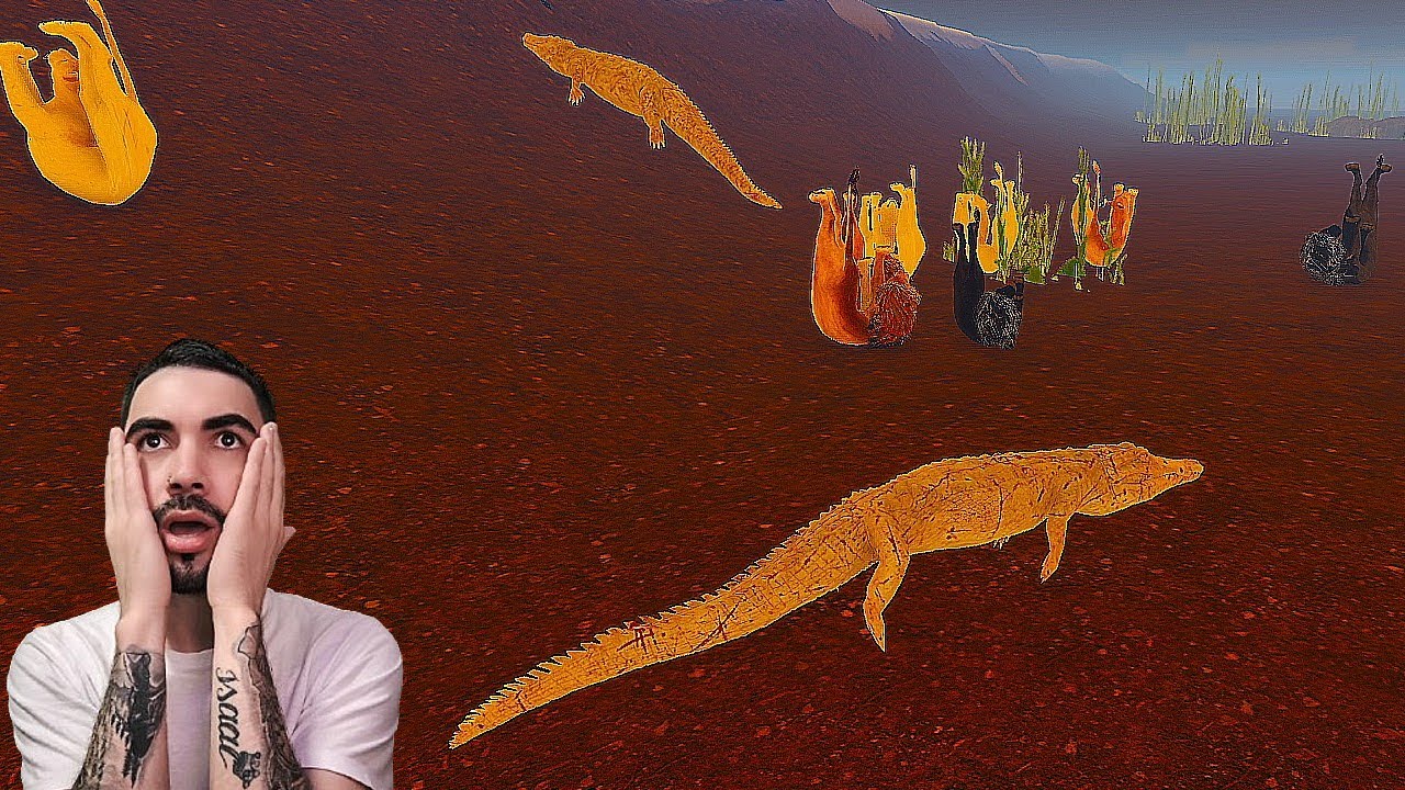 TERROR SUBMERSO! Vida de CROCODILO! Savannah Life ROBLOX!