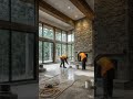 Luxury Living Room Epoxy Floor Transformation | Concrete to Metallic Marble Floor Timelapse