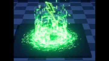 Aura Spell VFX Pack using Niagara and Dynamic Material in Unreal Engine #shorts