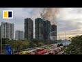 WATCH LIVE: Three minutes of silence mourning victims of Tai Po fire tragedy