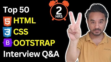 TOP 50 HTML CSS Bootstrap Interview Questions and Answers