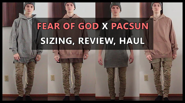 FOG x PACSUN Review | Sizing Guide/Haul | Khaki Pants, Hoodie, Tees