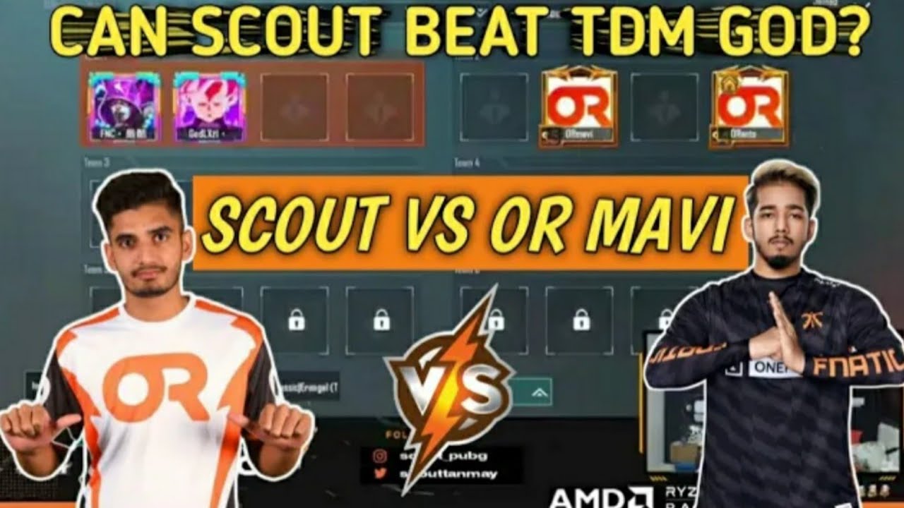 Scout VS ORmavi | TDM Match ft mamba & jonathan | Best gameplay of TDM ...