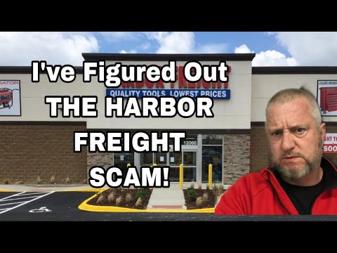 HARBOR FREIGHT SCAM! I FIGURED IT OUT!