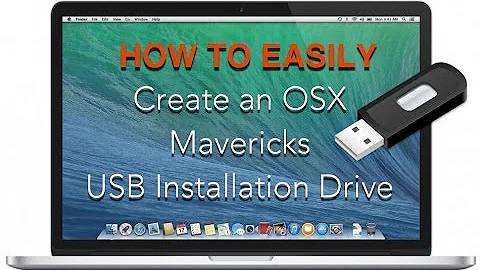 Create an OSX Mavericks USB Installation Drive
