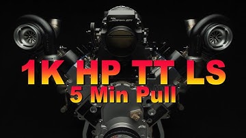 Imagine! 1200 HP 260 CI TT LS Full Throttle/Full Load 5 Min Dynos!  NRE