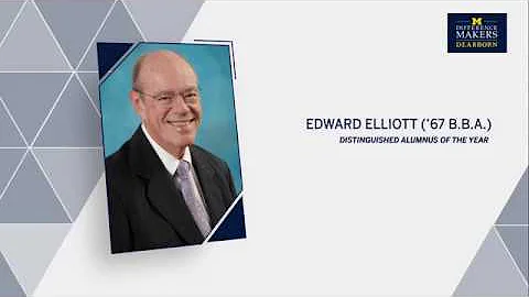 Edward Elliott - Distinguished Alumnus of the Year...