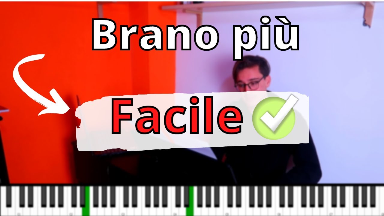 La Canzone PIÚ FACILE da Suonare al Piano (solo per principianti) - YouTube
