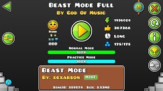 Geometry Dash beast Mode 