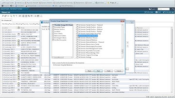 Cerner Physician Fair Create a Group List