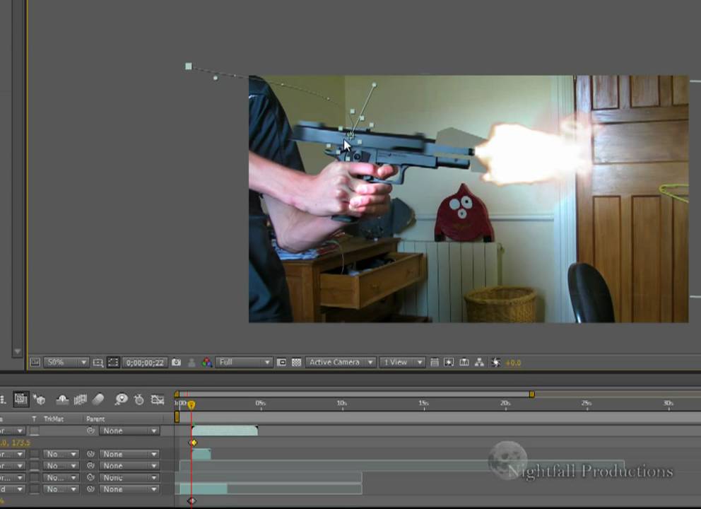 Tutorial 2: Muzzle Flash and gun blow back - YouTube
