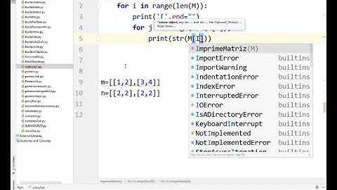 Funciones sobre matrices matemáticas en Python TIC 2 Bachillerato IES Monterroso