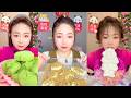 Matcha Cakes, Crunchy Seeds &amp; Cute Sugar Sculpture ASMR
