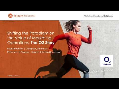 Shifting the Paradigm on the Value of Marketing Operations: The O2 Story