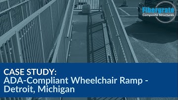 ADA Compliant Wheelchair Ramp with FRP Structural Shapes