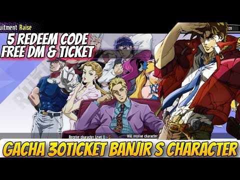 5 REDEEM CODE LANGSUNG KAYA?, GACHA 30X BANJIR S HERO - Stand Legends Jojo Bizarre