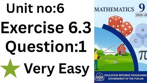 Class 9 maths chapter 6 ex 6.3 | Class 9 maths chapter 6.3 English medium| exercise 6.3 Q no.1