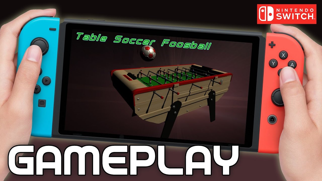 Table Soccer Foosball Switch Gameplay Table Soccer Foosball Nintendo