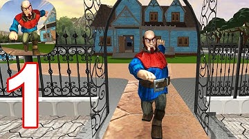 Hello Angry Grandpa Neighbor - Rescue Survival 3D - Gameplay Walkthrough Part 1 (Android,iOS)