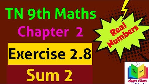 9th maths Chapter 2 Exercise 2.8 sum 2 | Class 9 Exercise 2.8 2nd sum | Super brain mathematics