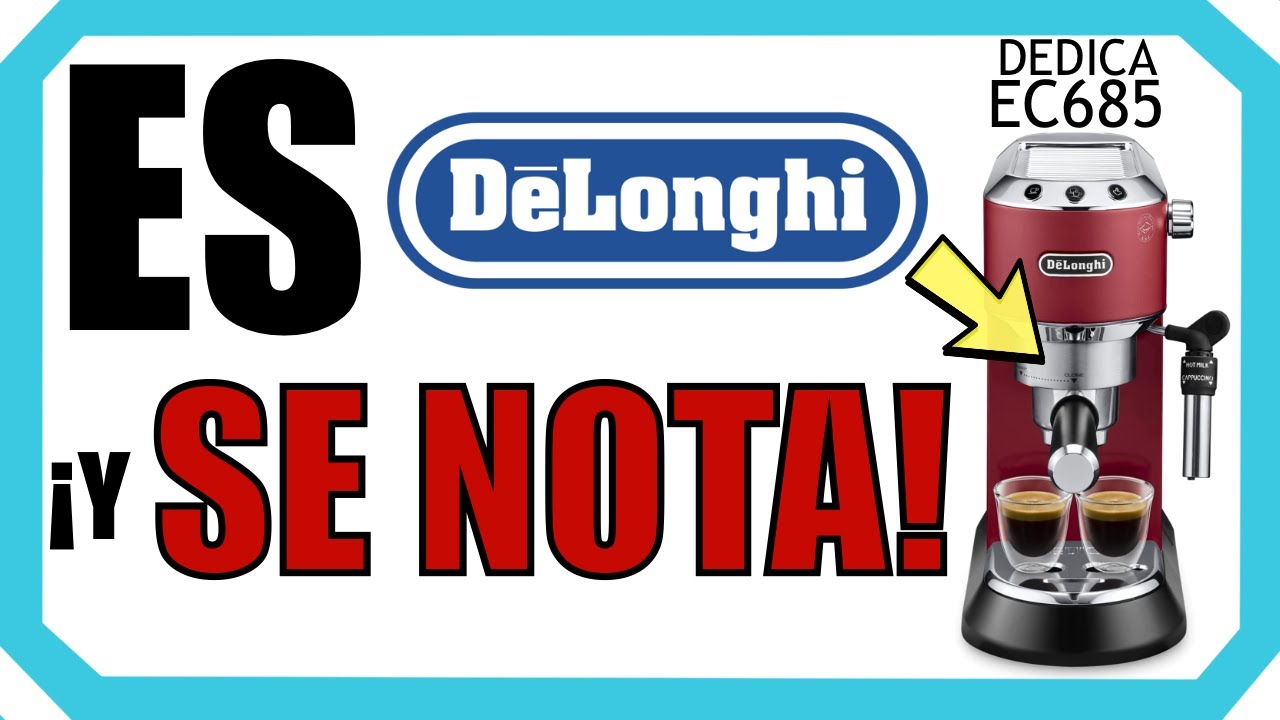 ☕️ ¡Probamos la DE'LONGHI DEDICA EC685!  ✓ ¿ES RECOMENDABLE esta cafetera  CON ESPUMADOR? OPINIONES 