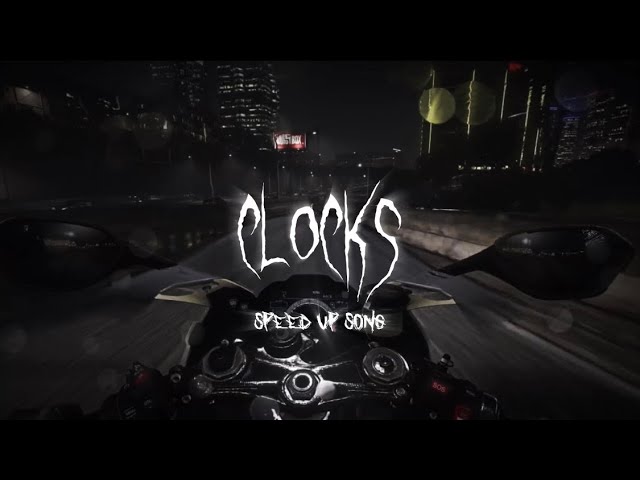 Clocks - Coldplay (speed up + reverb + lyrics) class=