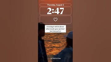 Cutest lockscreen idea for couples ❤️ #cute #lockscreen #ios16 #widget #iphone #couple #love