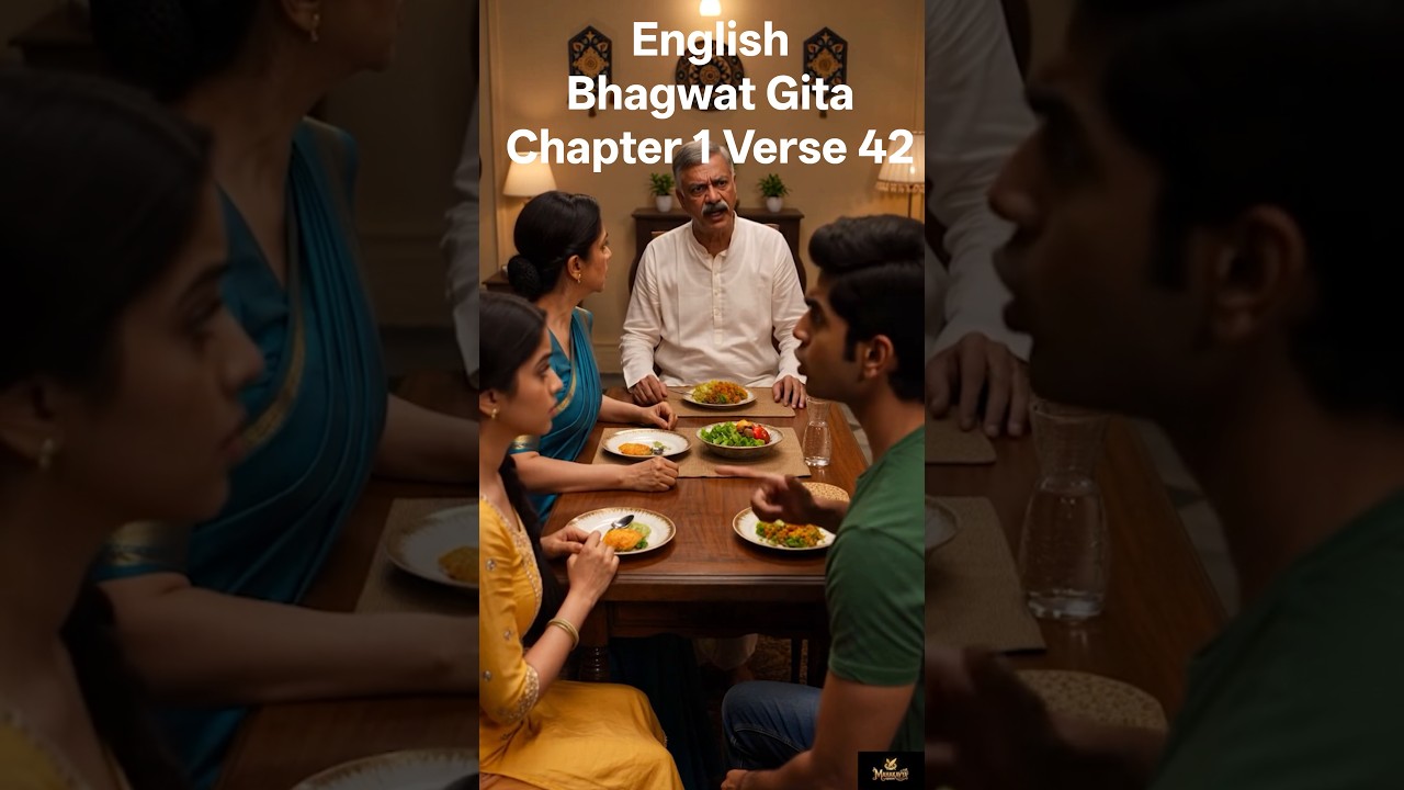 1.42 English Bhagavad Gita Chapter 1 Shlok 42 | War Can Harm Future Generations