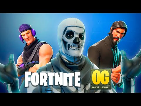 playing CHAPTER 1 with old skins in Fortnite OG