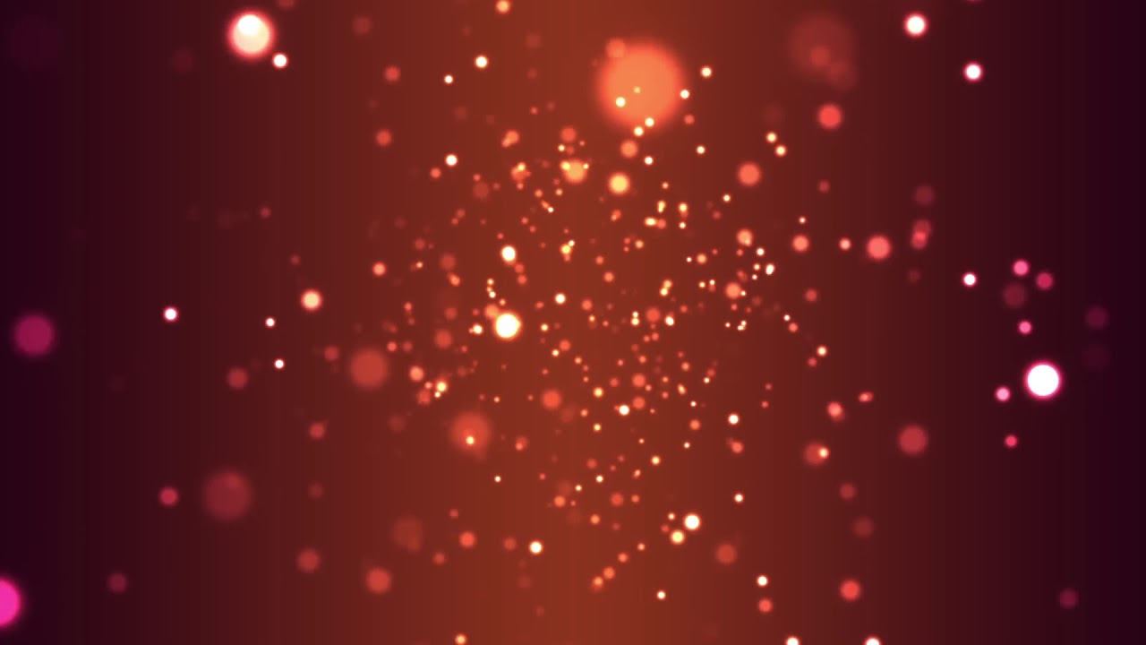 Particle Tunnel Warm  - Moving background