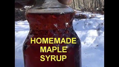 Processing Maple Syrup & Machine Work In The Off Grid Shop