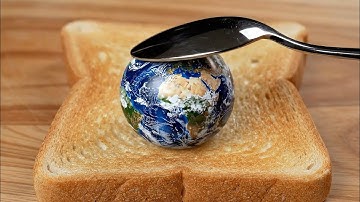 Planet Spread on Toast 🍞🌍 | AI ASMR – Oddly Satisfying & Relaxing
