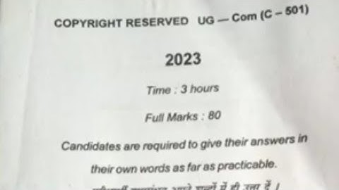 cost and management accounting  # b.com semester -5 # bbmku question paper 2023 .