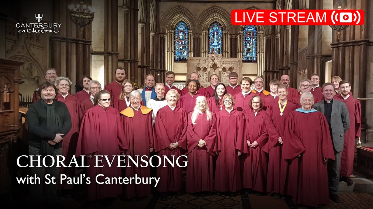 Choral Evensong Tuesday 30th July 2024 Canterbury Cathedral YouTube