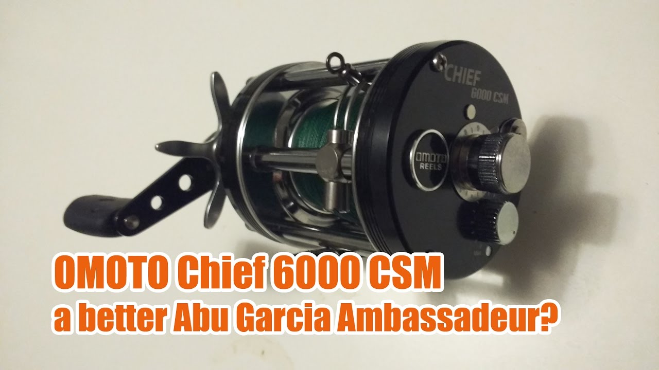 OMOTO CHIEF 6000 CSM fishing reel tear down and maintenance - An improved  Abu Garcia Ambassadeur? 