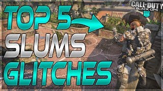 Black Ops 4 Glitches: *New* TOP 5  Working Glitches & Spots Slums - Best Working Glitches
