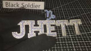 Black Soldier jewelry custom name necklace 2022043001