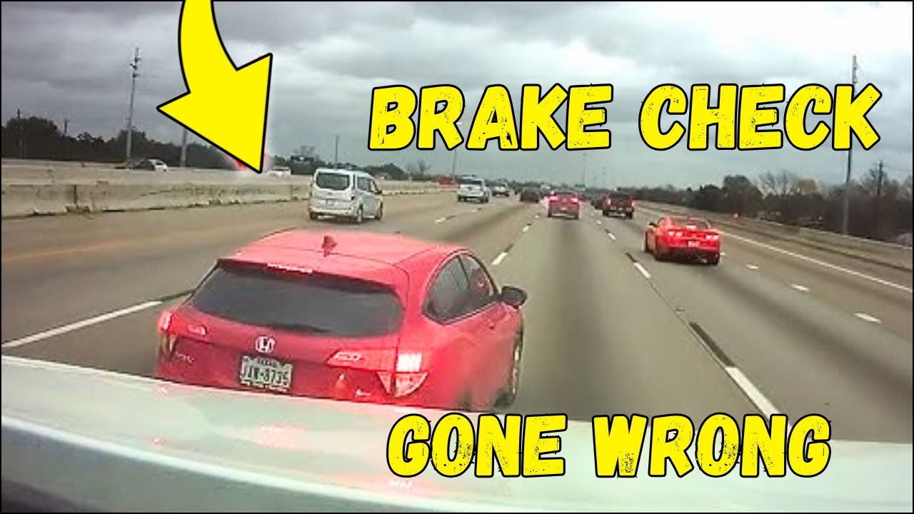 Best of Semi Truck & Brake Check Gone Wrong Insurance Scam & Instant Karma