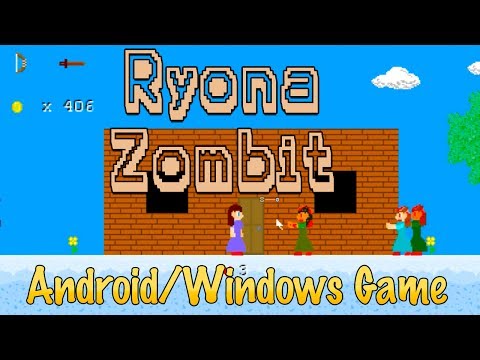Ryona Zombits Gameplay - An 8-bit Zombie Slaying Adventure!