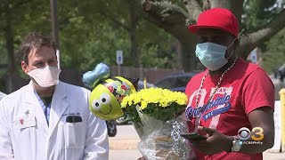 Delaware County COVID-19 Survivor Reunites With Medical Team