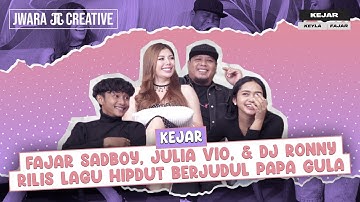 FAJAR SADBOY, JULIA VIO AND DJ RONNY RELEASE A HIPDUT SONG TITLED PAPA GULA