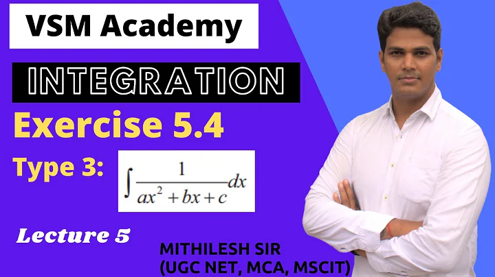 Exercise 5.4 of Integration Part 1 Type 3 | HSC Commerce | VSM Academy | Mithilesh sir